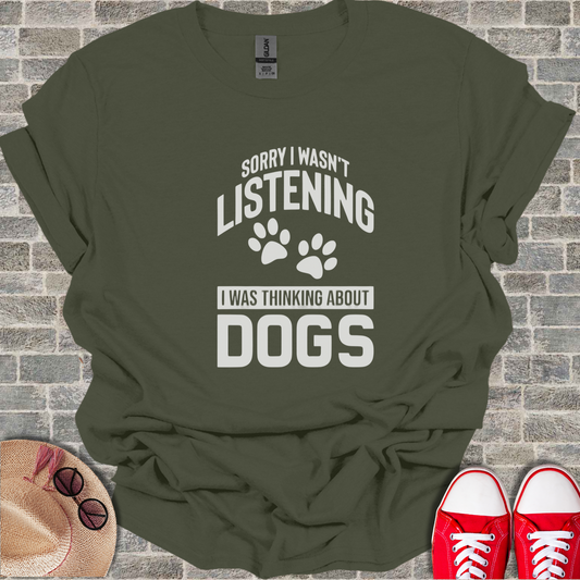Sorry I Wasn't Listening Graphic Unisex Softstyle T-Shirt