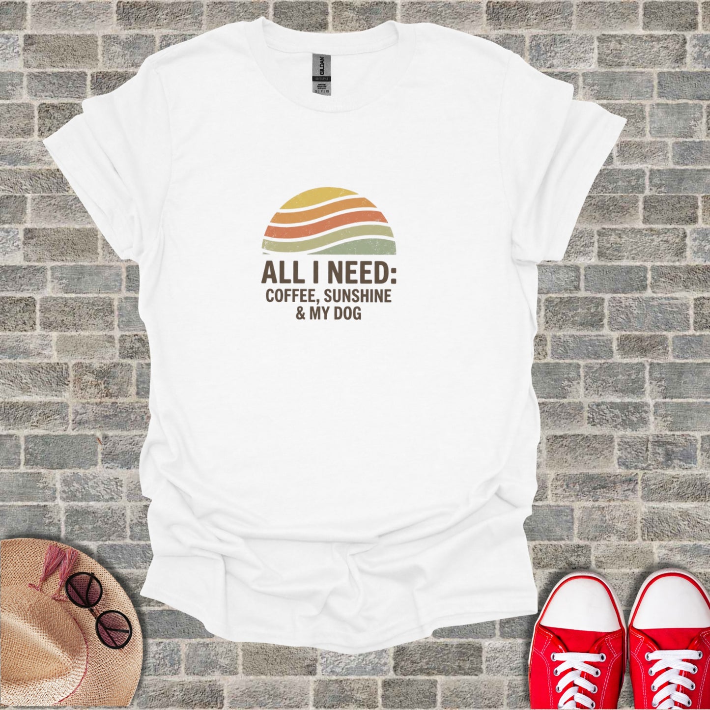 All I Need Coffee Sunshine & My Dog Graphic product type