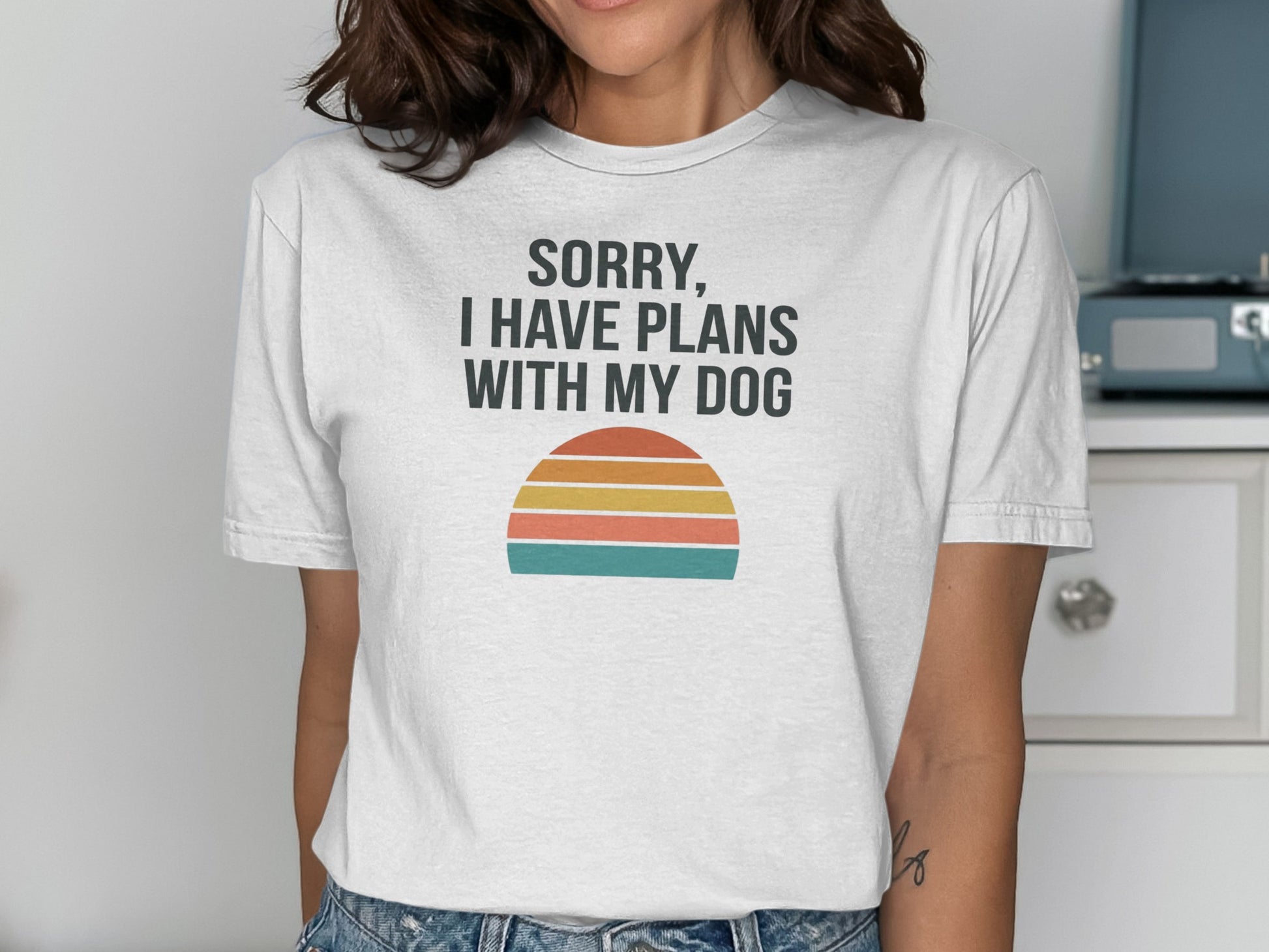 Sorry I Have Plans With My Dog Graphic T-shirt