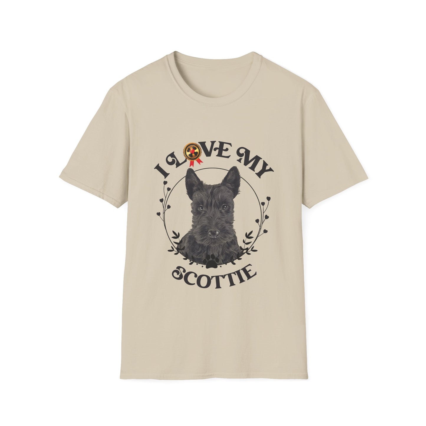 I Love My Scottie Unisex Softstyle T-Shirt