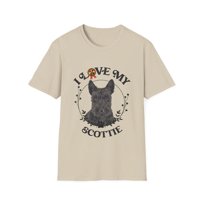 I Love My Scottie Unisex Softstyle T-Shirt