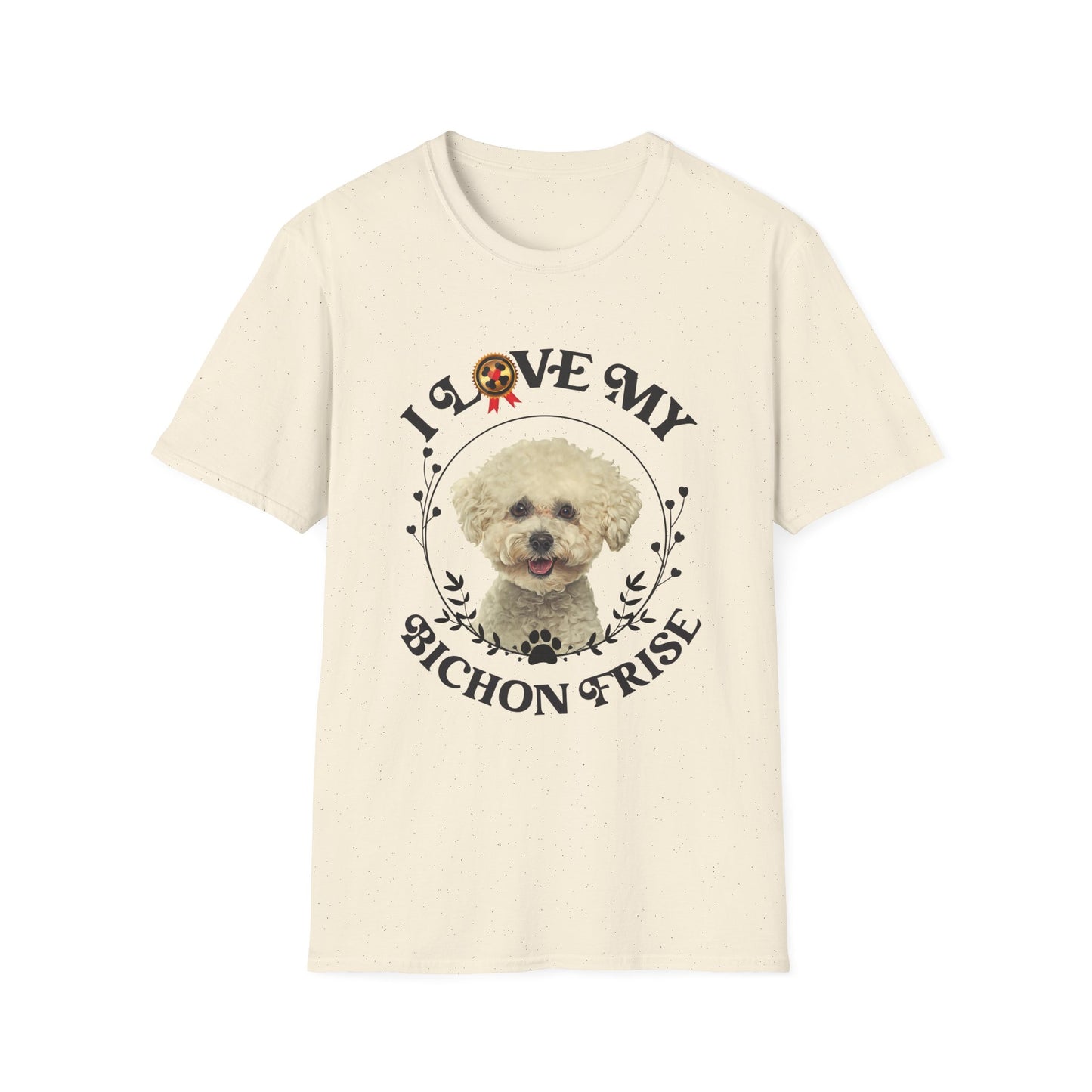 I Love My Bichon Frise Unisex Softstyle T-Shirt