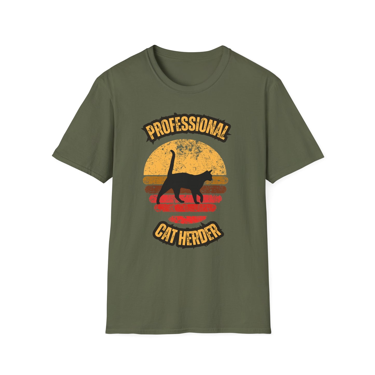 Professional Cat Herder3 Unisex Softstyle T-Shirt