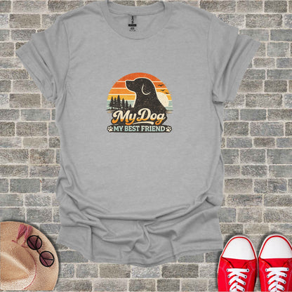 My Dog My Best Friend Sunset Trees Birds Paw product type