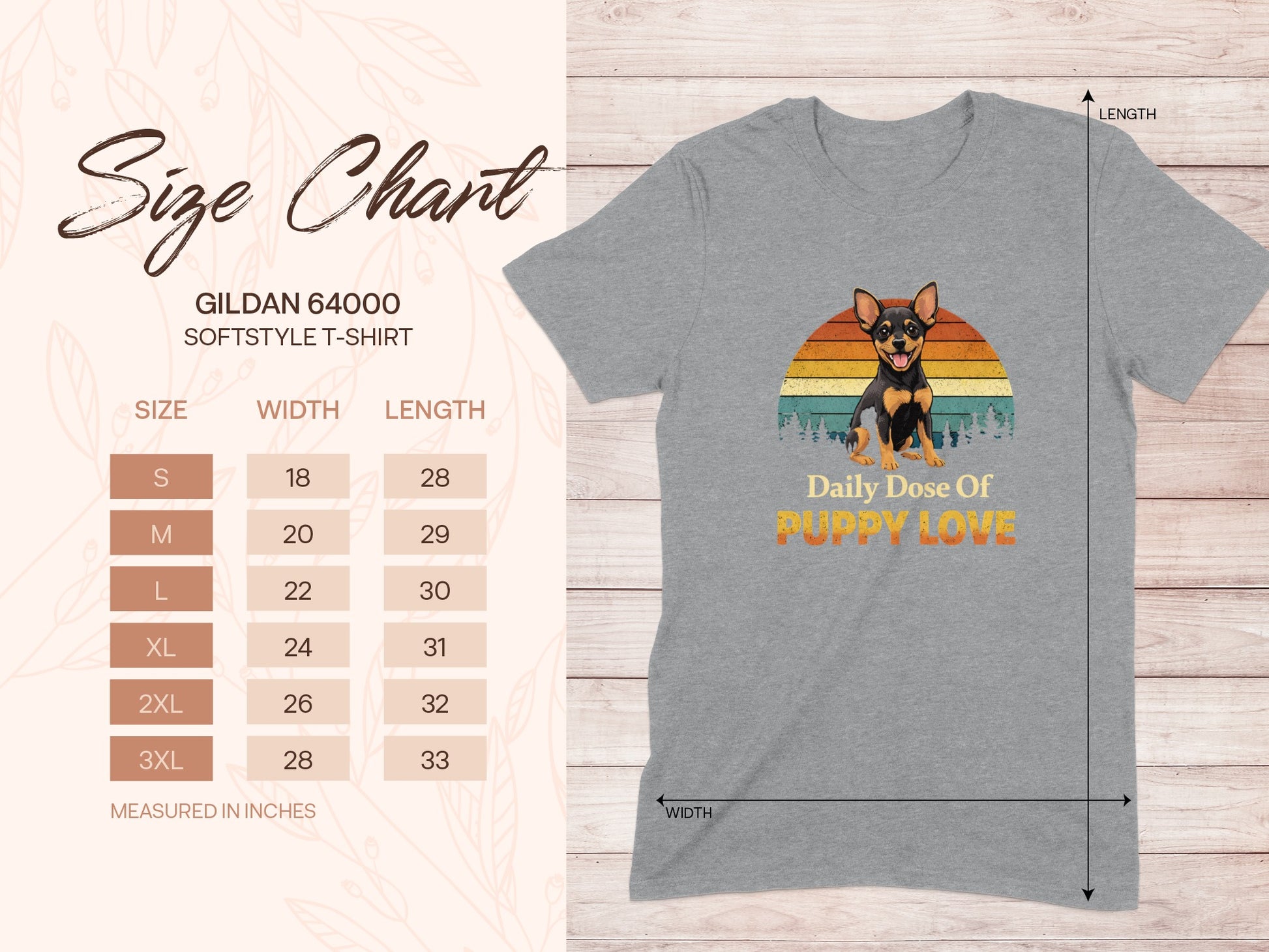 Daily Dose of Puppy Love Gildan Softstyle T-Shirt