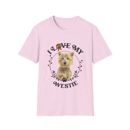 I Love My Westie Unisex Softstyle T-Shirt