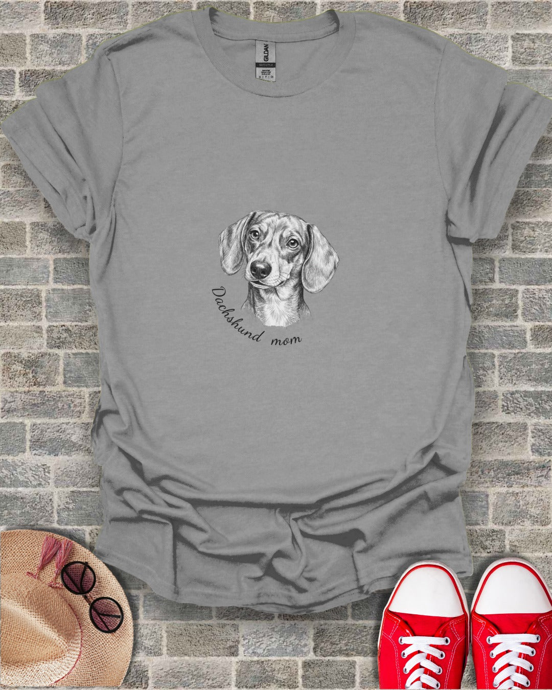 Dachshund Mom Graphic Tee for Dog Lovers Shirt