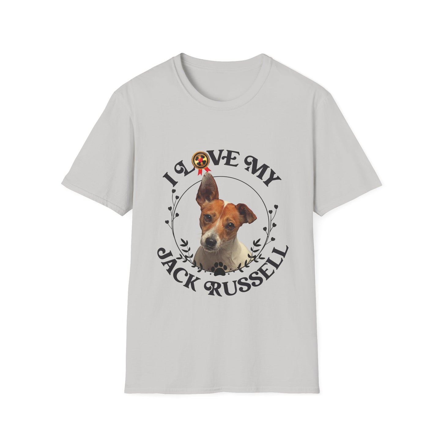 I Love My Jack Russell Unisex Softstyle T-Shirt