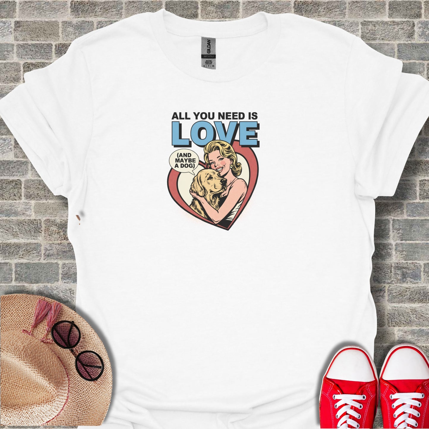 All You Need is Love and Maybe a Dog Heart T-shirt