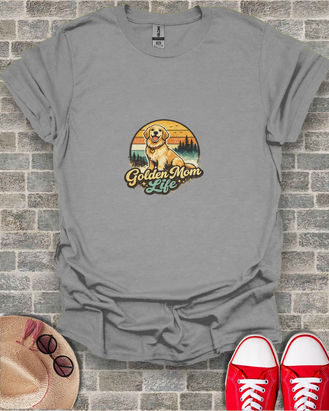 Golden Retriever Dog Mom Life Sunset Forest product type