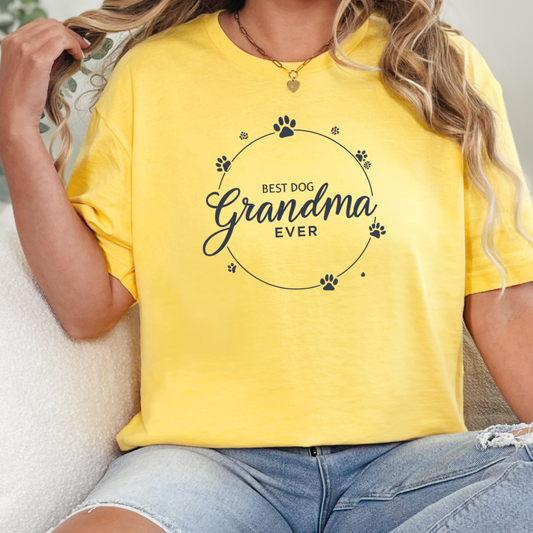 Best Dog Grandma Ever  T-Shirt