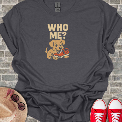 Who Me Puppy with Sneaker Graphic T-shirt