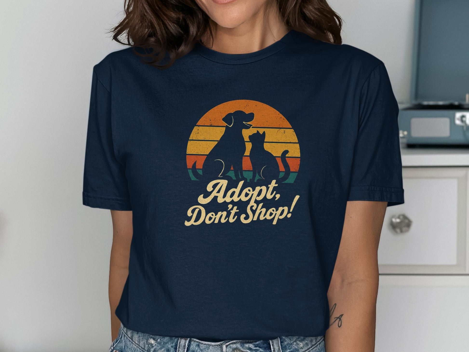 Adopt Don't Shop Graphic Tee product
