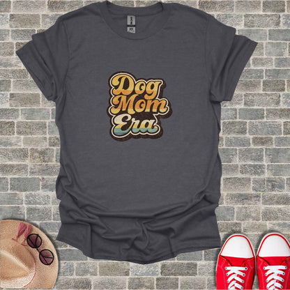 Dog Mom Era Retro Design Graphic Gray TShirt product type
