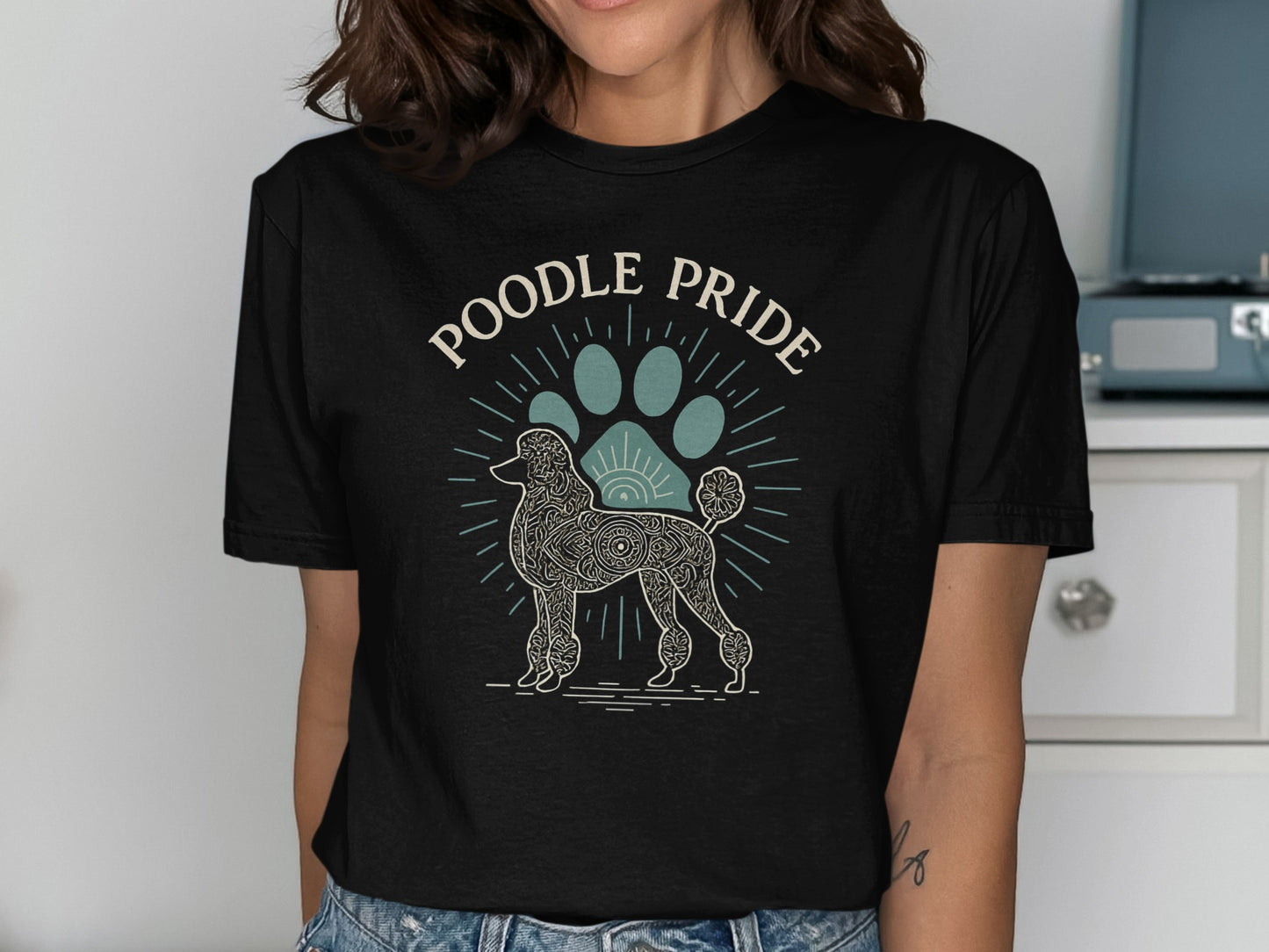 Poodle Pride Unique Artistic Dog Lover Shirt