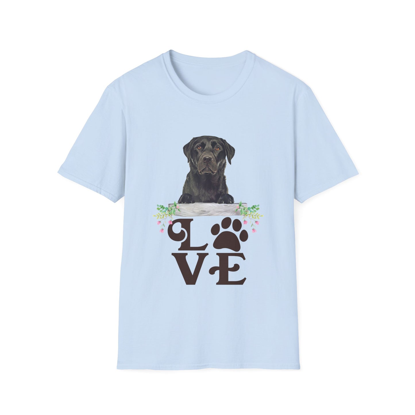 LOVE Black Lab Unisex Softstyle T-Shirt