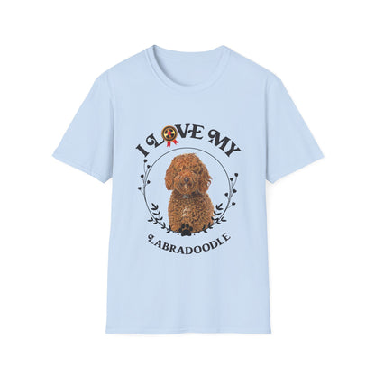 I Love My Labradoodle Unisex Softstyle T-Shirt