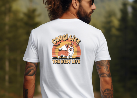 Corgi Life Graphic T-Shirt