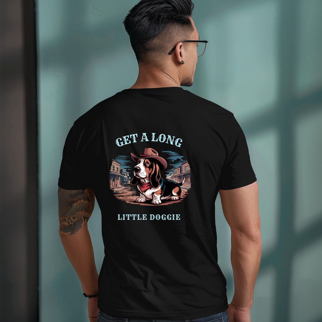 Get A Long Little Doggie Unisex Softstyle T-Shirt - Perfect for Dog Lovers