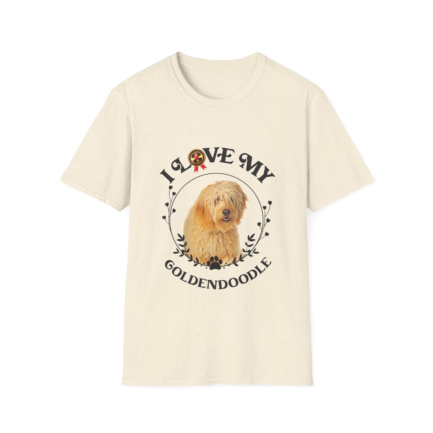 I Love My Goldendoodle Unisex Softstyle T-Shirt