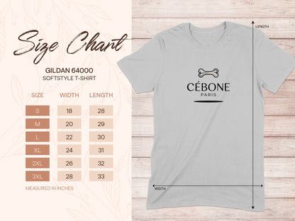 CÉBONE Paris Gildan 64000 Softstyle T-Shirt Design