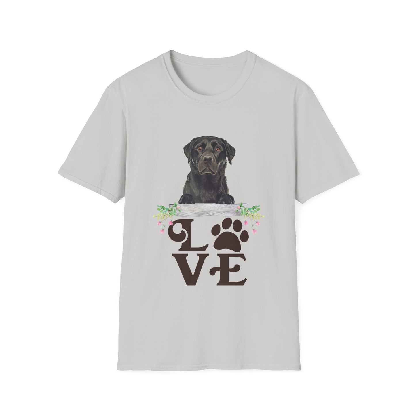 LOVE Black Lab Unisex Softstyle T-Shirt