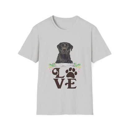 LOVE Black Lab Unisex Softstyle T-Shirt