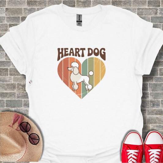 Heart Dog Graphic Tee for Pet Lovers