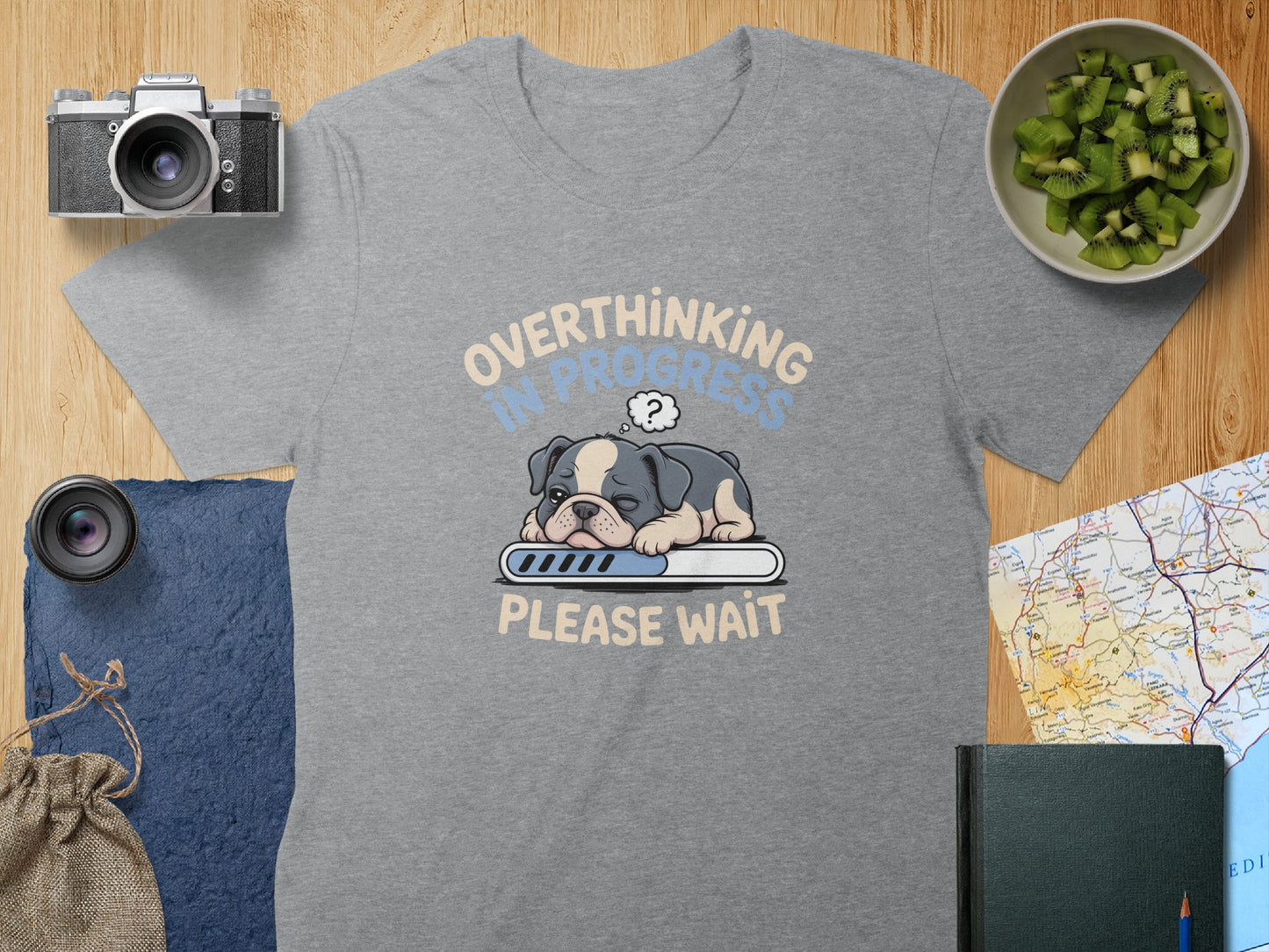 Overthinking In Progress Please Wait Graphic T-shirt