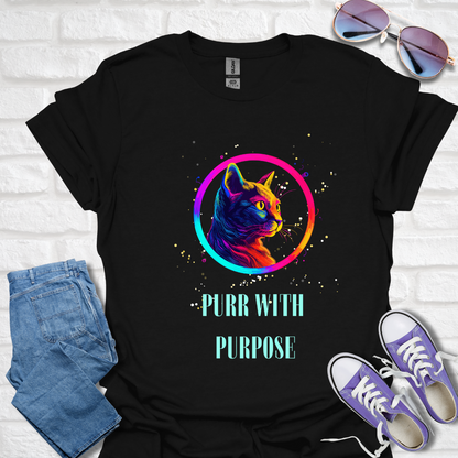 Purr With Purpose Unisex Softstyle T-Shirt