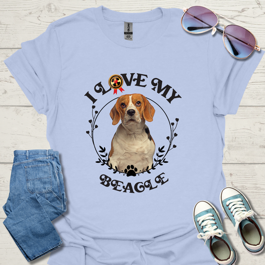 I Love My Beagle Unisex Softstyle T-Shirt