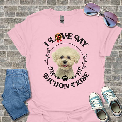 I Love My Bichon Frise Unisex Softstyle T-Shirt