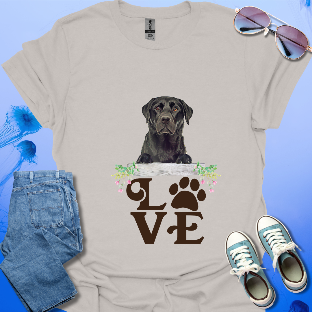 LOVE Black Lab Unisex Softstyle T-Shirt