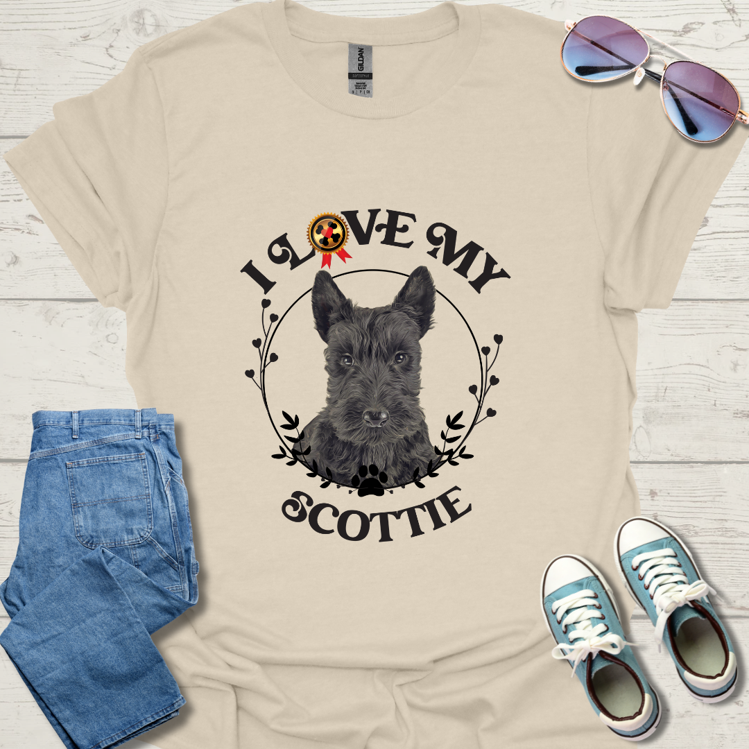 I Love My Scottie Unisex Softstyle T-Shirt