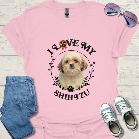 I Love My Shih Tzu Unisex Softstyle T-Shirt