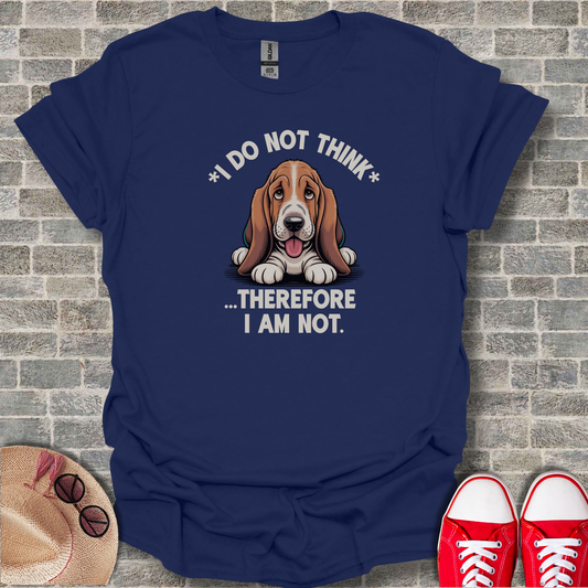 Bassett Hound with funny saying