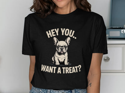 Hey You Want A Treat Adorable Dog Graphic Shirt product type