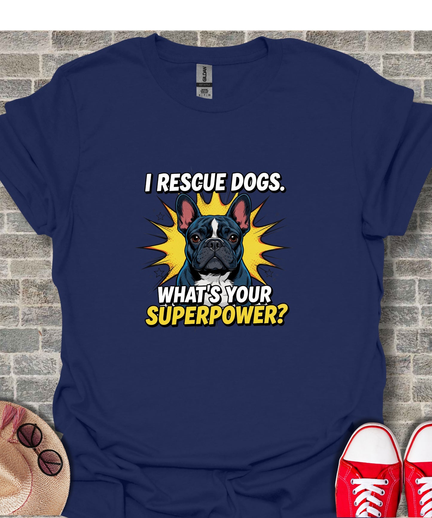 I Rescue Dogs What's Your Superpower Graphic Shirt