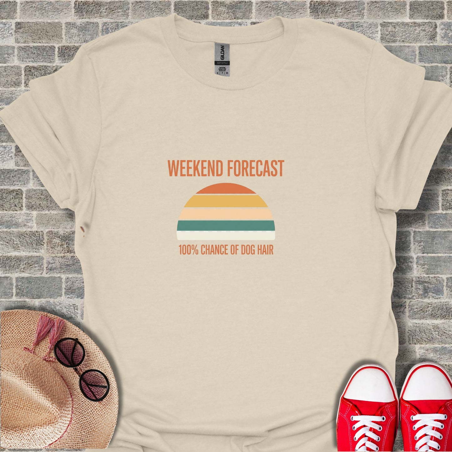 Weekend Forecast 100 Percent Chance Of Dog Hair Shirt
