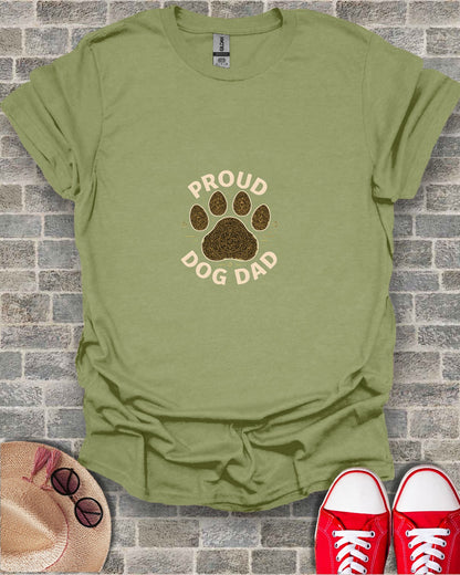 Proud Dog Dad Graphic Tee for Dog Lovers