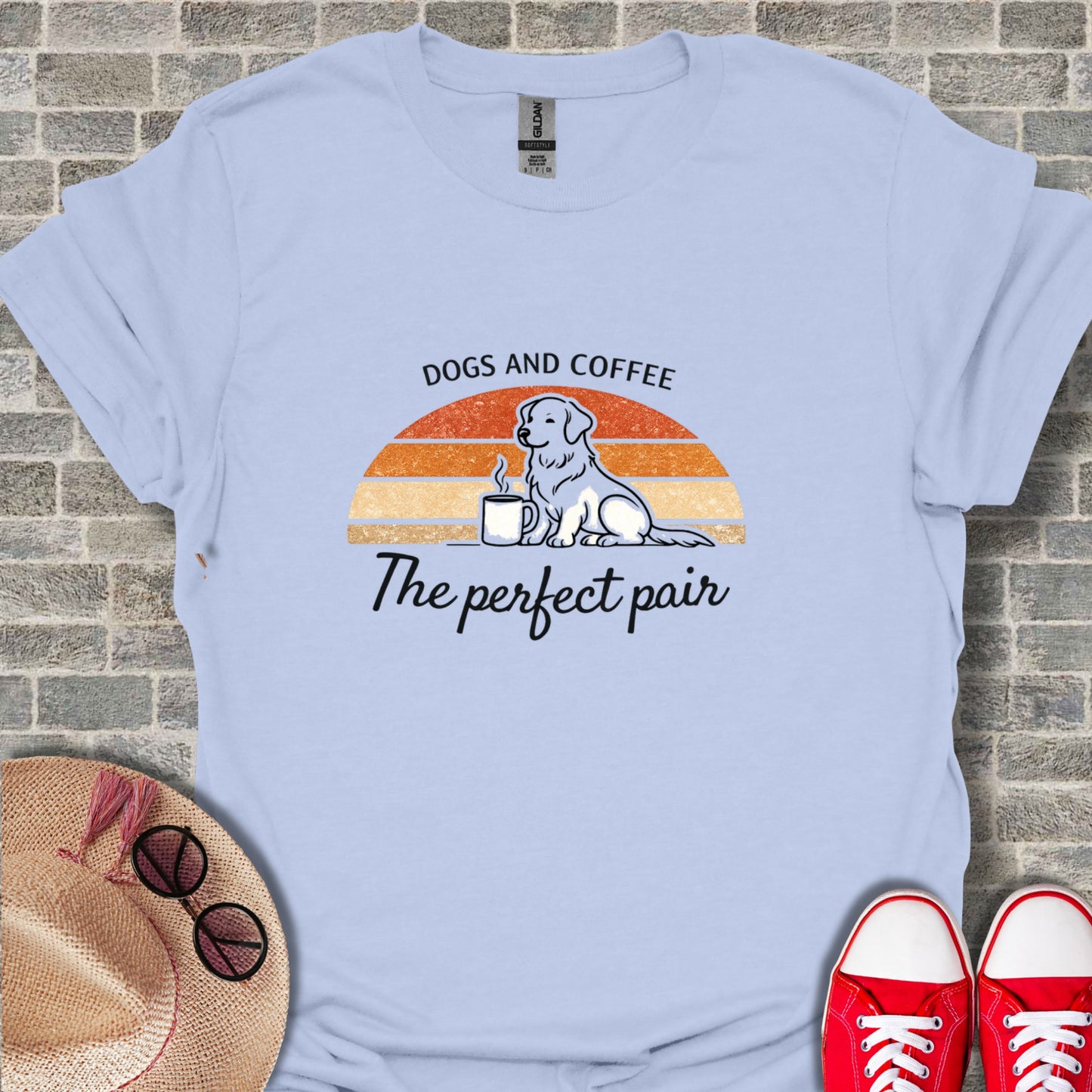 Dogs and Coffee The Perfect Pair T-Shirt