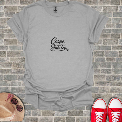Carpe Shih Tzu Paw Print Gray Pet Enthusiast product type