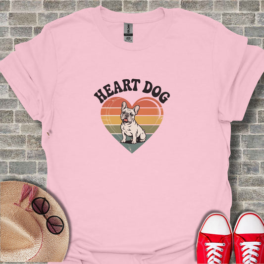 Heart Dog Graphic T-Shirt for Pet Lovers