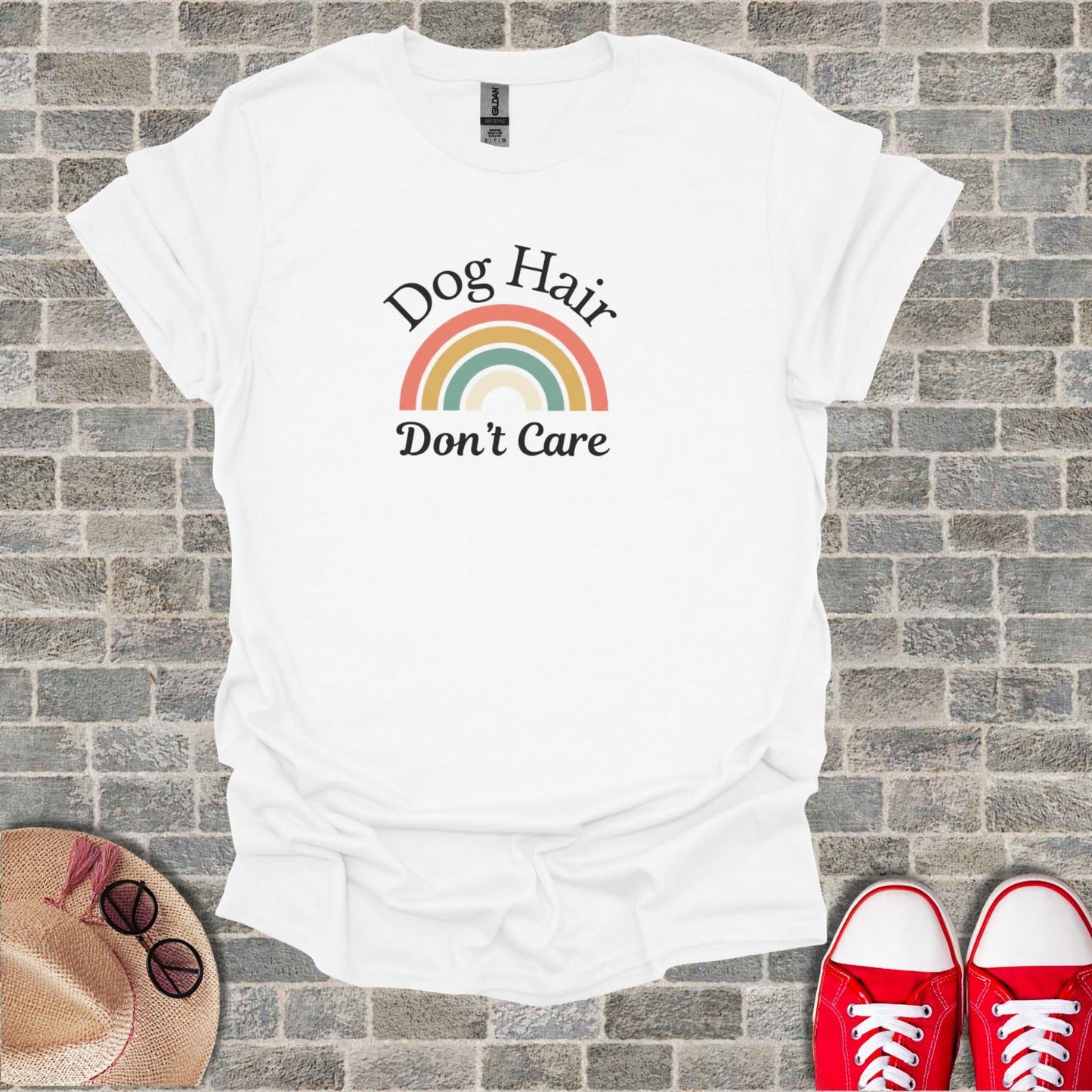 Dog Hair Don't Care Rainbow Pet Lover product type