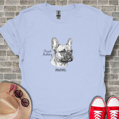 French Bulldog Mom Graphic Tee Shirt for Dog Lovers