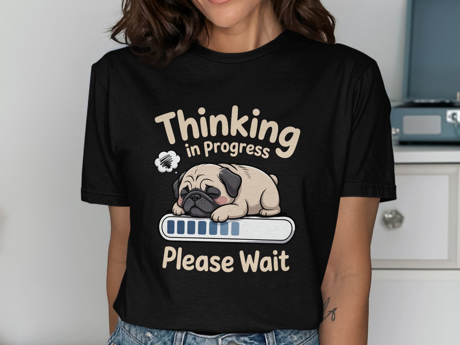 Thinking in Progress Please Wait Shirt