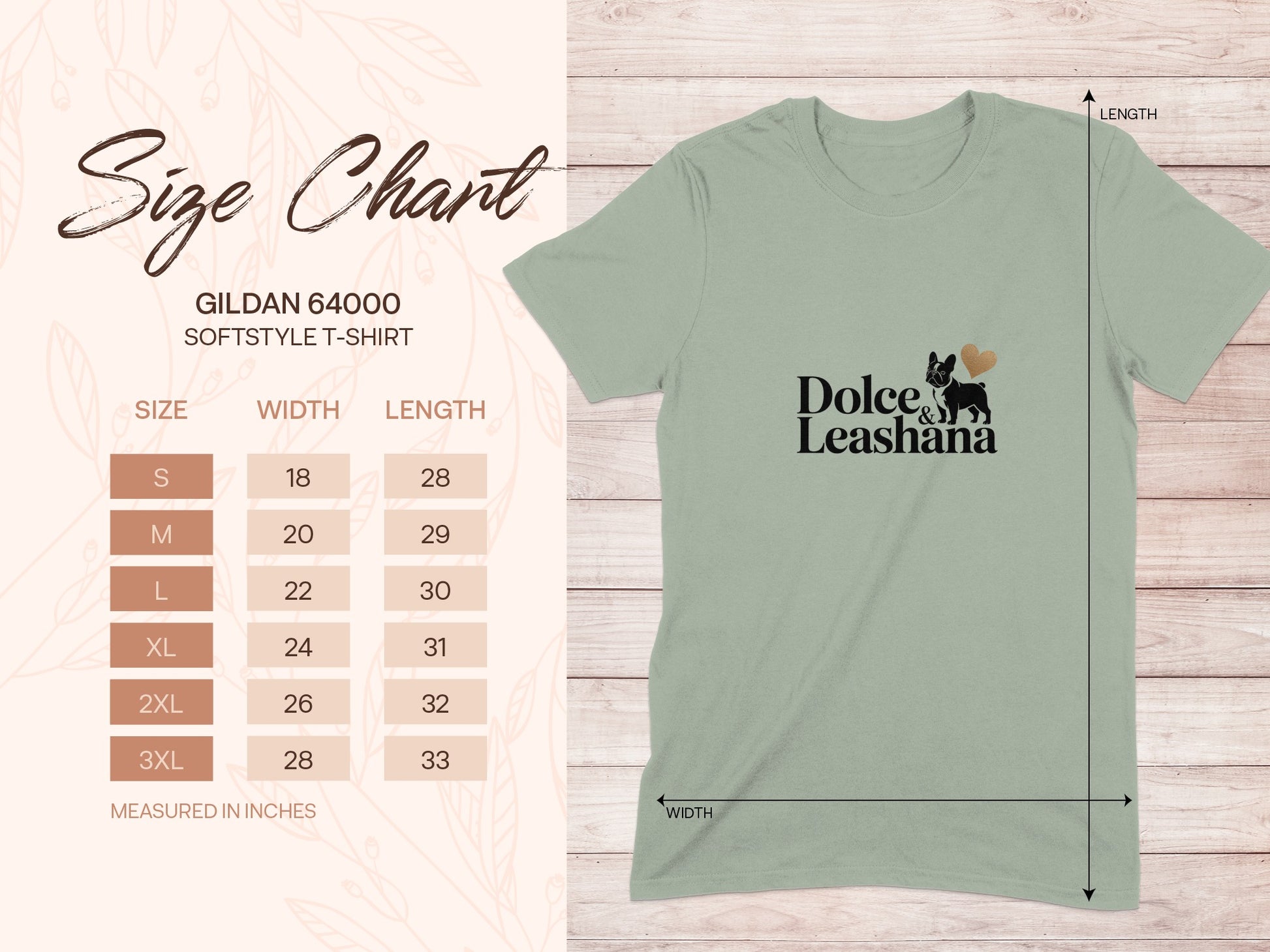 Dolce & Leashana Gildan 64000 Softstyle T-shirt product