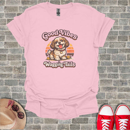 Good Vibes & Wagging Tails Cute Dog Design product type