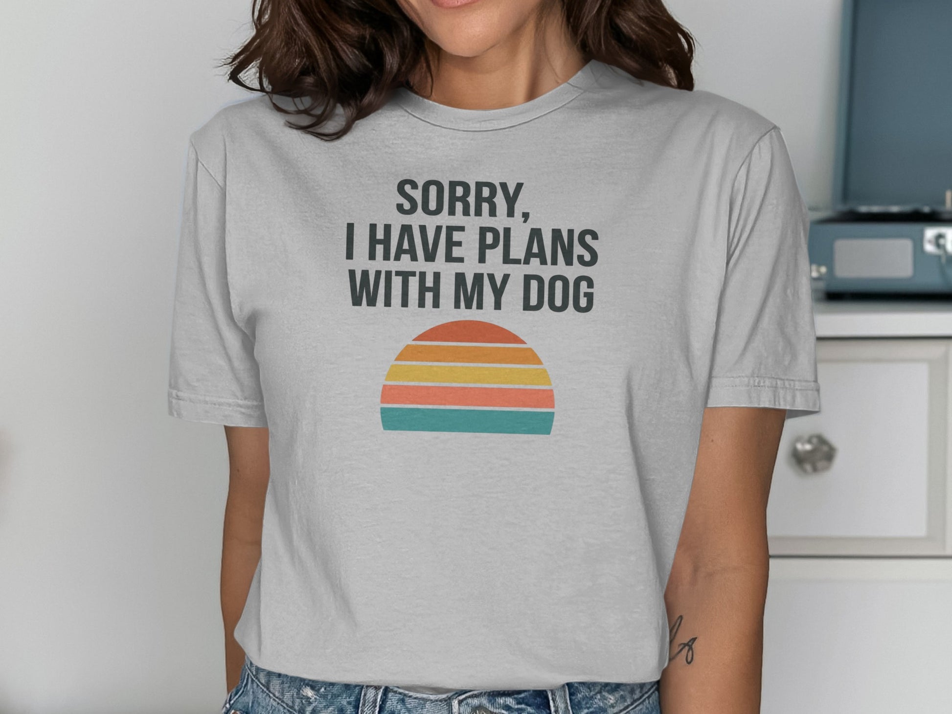 Sorry I Have Plans With My Dog Graphic Tee