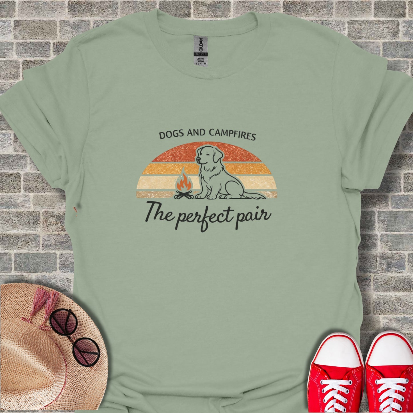 Dogs And Campfires The Perfect Pair Shirt